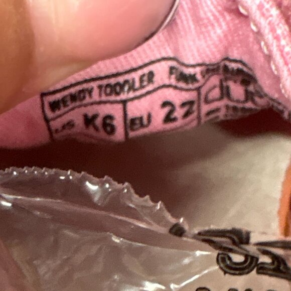 NWT Hey Dude Girl's Wendy Toddler Loe Funk Bubblegum Lace Up Loafers-Size 6 T - Picture 6 of 7